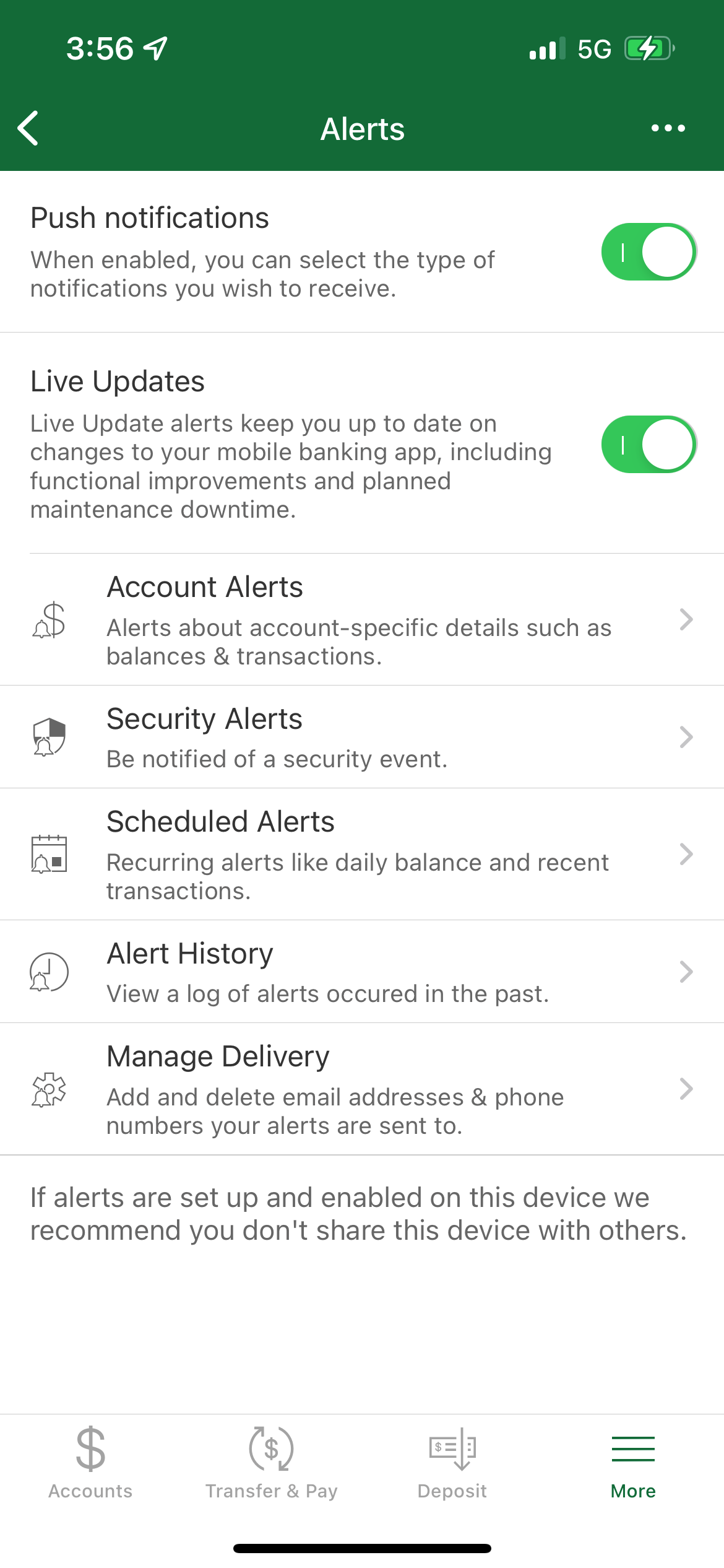 Mobile App Alerts Menu 08-2021